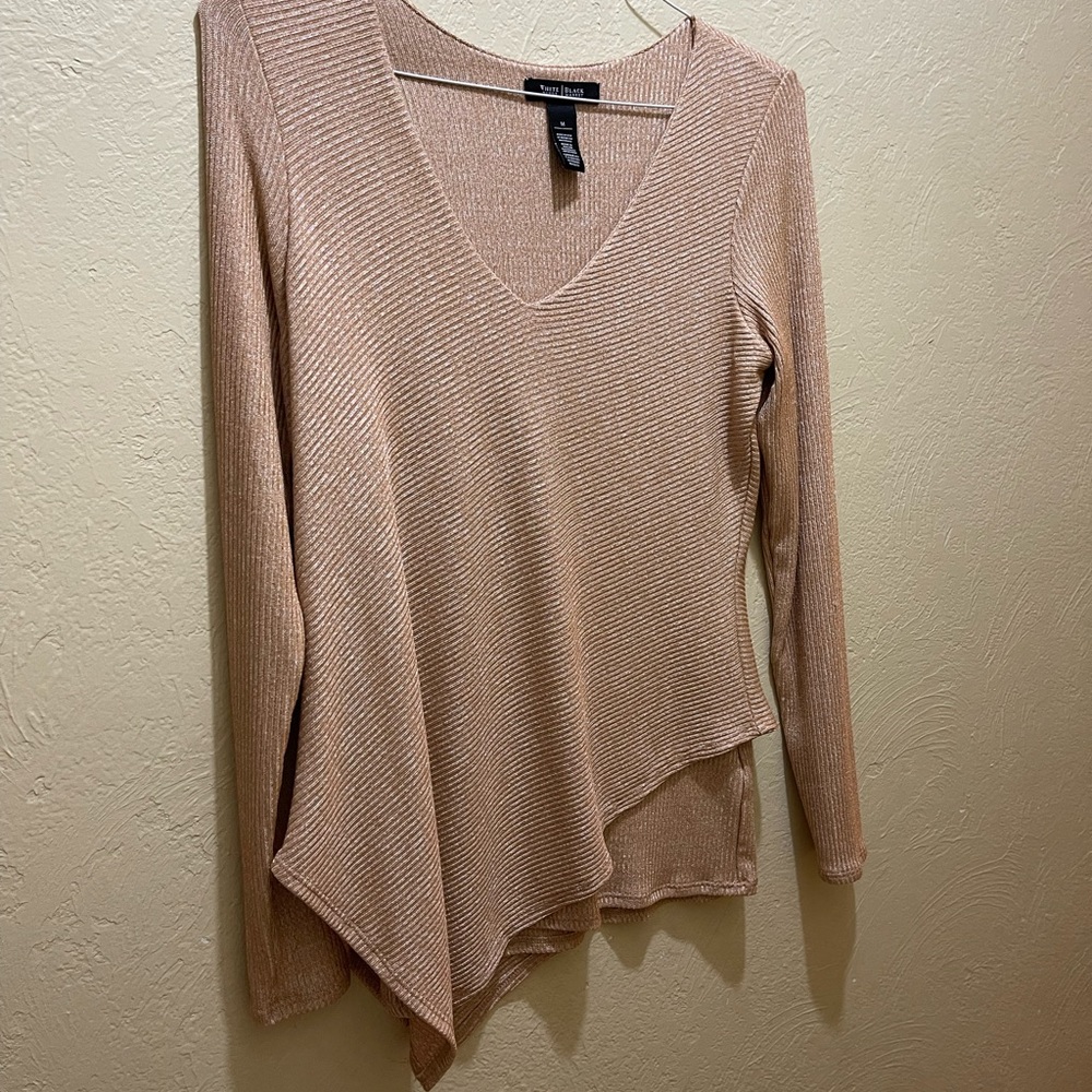 White House Black Market Brown light weight sweater